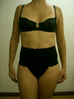 Lingerie com faixa de mesma cor